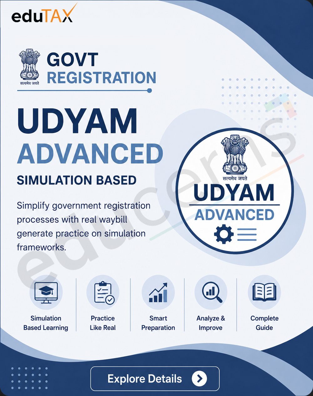 MSME UDYAM - Govt Registration product view